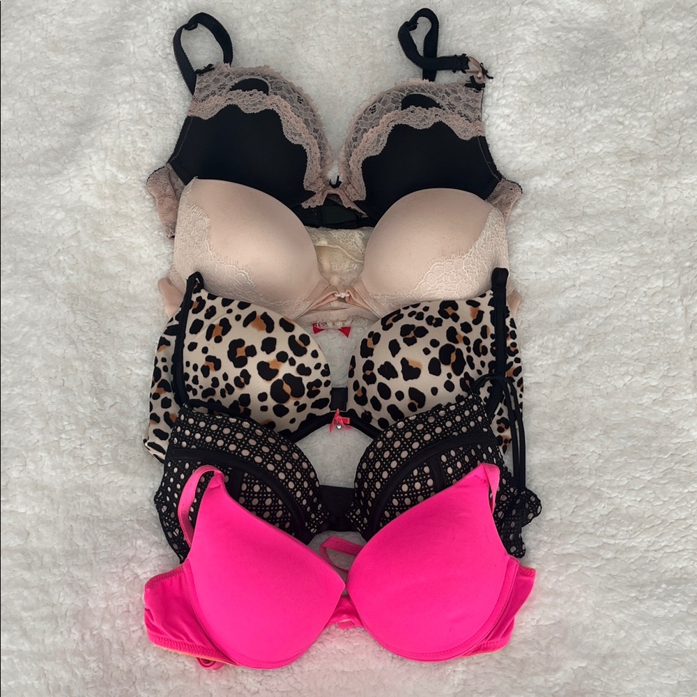 Lot of 5 Victoria’s Secret Bras 32B